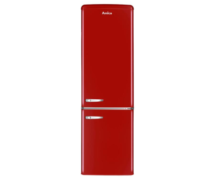 Lodówka Lodówka Amica FK2965.3RAA 181cm Czerwona Retro SlimSize 244L